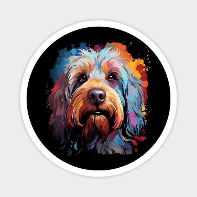 Komondor Rainbow Magnet by JH Mart